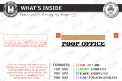 Bathroom Door Corner Laser Cut Bundle|Office Funny Wall Sign Product Image 6