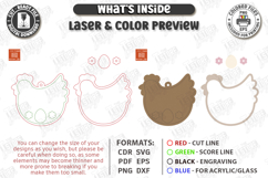 Easter Basket Tags Laser Cut Bundle | Name Tags | Gift Label Product Image 11