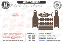 Fishing Rod Rack Design Laser Cut Bundle | Father's Day Gift Product Image 16