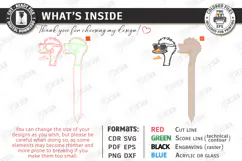 Wooden Garden Stake Laser Cut | Garden Sign | Ostrich Laser Product Image 3