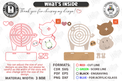 Yarn Wrapped Animals Laser Cut | Yarn Craft | Sensory Toys Product Image 3