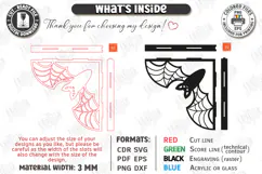 Halloween Door Corner Decor Laser Cut | Door Sign | Bat SVG Product Image 3
