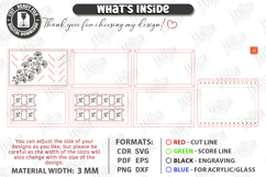 Embroidery Floss Organizer Laser Cut | Thread Holder Laser Product Image 3