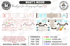 3D Easter Truck Laser Cut Bundle | Spring Home Decor Designs Product Image 8