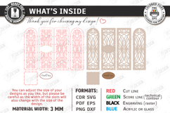 Wine Bottle Gift Boxes Laser Cut Bundle | Wine Boxes SVG Product Image 3