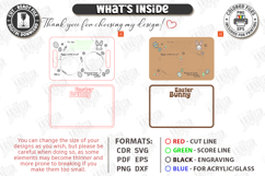 Easter Bunny Treat Tray Laser Cut | Carrot and Milk Board Product Image 3