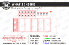 Cross Stitch Organizers Laser Cut Bundle | Sewing Craft SVG Product Image 8