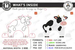 Cow Croquet Gates Laser Cut | Kids Laser | Outdoor Games SVG Product Image 2