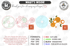 Drink Lid Toppers Laser Cut Bundle | Acrylic Tumbler Tag SVG Product Image 2