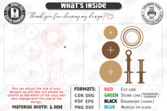 S'mores Tiered Tray with Mini Signs Laser Cut | Kitchen SVG Product Image 4