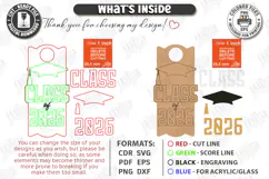 Graduation Stanley Topper Laser Cut | 3D Laser Cut Files Product Image 3