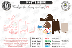 Teacher Door Corner Laser Cut | Classroom Decor SVG Product Image 3