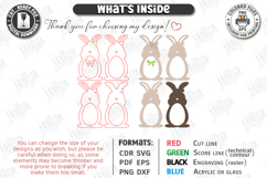 Easter Egg Holder Laser Cut | Easter Bunny | Egg Stand | CNC Product Image 2