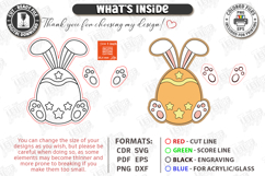 Paintable Easter Characters Laser Cut Bundle | Kids Easter Product Image 13
