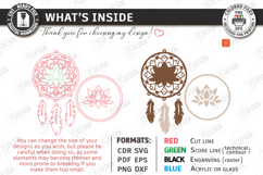 Wooden Dream Catcher Laser Cut Bundle | Boho Wall Hanging Product Image 22