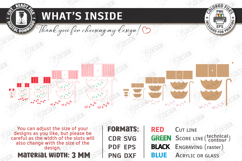 Umbrella Flower Box Laser Cut Bundle| Bridal Shower Gift Box Product Image 8