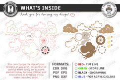 Nursery Luminous Wall Décor Laser Cut | Kids Night Light SVG Product Image 3