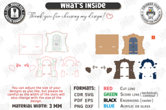 Decorative Door Bookends Laser Cut Bundle | Home Library SVG Product Image 3