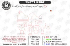 Easter Resurrection Scene Laser Cut Bundle | Holy Week SVG Product Image 3