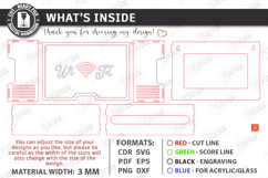 Decorative Wi-Fi Router Hiding Box Laser Cut Bundle | Home Product Image 22