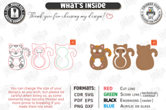 Wooden Animal Toy Laser Cut Bundle | Push Toy | Kids Laser Product Image 2