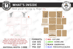 Drink Packet Organizers Laser Cut Bundle | Station Storage Product Image 8