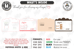 Coffee Mug and Wine Glass Holder Laser Cut | Wall Decor SVG Product Image 3