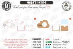 Baby Scan Frame Laser Cut | Photo Holder | New Born SVG |CNC Product Image 3