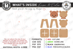 Animal Kids Chair Laser Cut | Nursery | Kids Laser | Bear Product Image 3