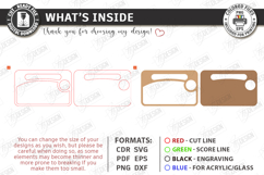 Car Steering Wheel Tray Laser Cut | Auto Laptop Desk | CNC Product Image 3