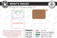 Easter Bunny Treat Trays Laser Cut Bundle | Serving Tray SVG Product Image 3