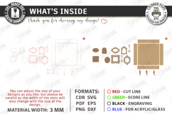 Museum of Us - Personalised Photo Frame Laser Cut Design Product Image 3