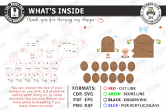 Baby Birth Announcement Signs Laser Cut Bundle | Nursery SVG Product Image 3