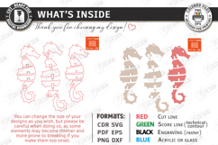 Flexible Animals Keychain Laser Cut | Wooden Seahorse | CNC Product Image 3