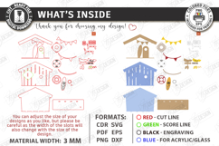 Miniature House Entrance Laser Cut Bundle | 3D Home Decor Product Image 3