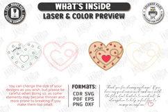 Heart Shaped Candle Holder Laser Cut|Valentine's Candlestick Product Image 2