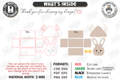 Personalised Easter Egg Bunny Baskets Laser Cut Bundle | CNC Product Image 13