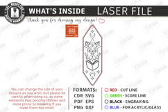 Mystic Wooden Bookmark Laser Cut Bundle | Witchy Designs SVG Product Image 3