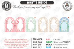 Stained Glass Wedding Welcome Sign Laser Cut | Floral Design Product Image 3