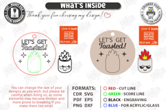 S'mores Gift Tag Laser Cut | Marshmallow Campfire Treat SVG Product Image 3