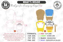 Kindergarten and School Graduation Photo Frame Laser Cut Set Product Image 3