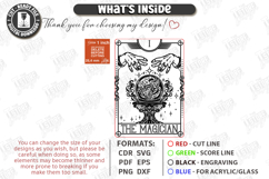 Tarot Card Coaster Laser Cut | Celestial Coaster | Mystical Product Image 2
