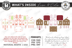 Valentine Candle Houses Laser Cut Bundle|Mini Houses|Love Product Image 9