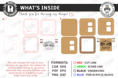 Cribbage Board Game Laser Cut Bundle | Adventure | Gift Idea Product Image 12