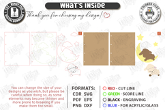 3D Baby Photo Album Cover Laser Cut Bundle | Kids Laser |CNC Product Image 12