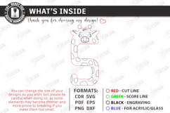 Animal Bag Hook Holder Laser Cut | Desk Purse Hanger SVG Product Image 3