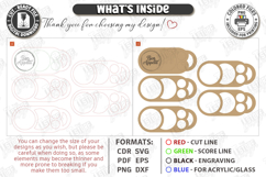 Fast Food Serving Trays Laser Cut Bundle | Serving Board SVG Product Image 12