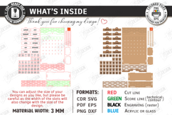 Magnet Perpetual Fridge Calendar Laser Cut Bundle | CNC File Product Image 3