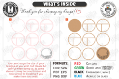 Jewelry Boxes with Mirror Laser Cut Bundle | Floral SVG |CNC Product Image 7