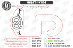 Bag Hook Holder Laser Cut | Desk Headphone Hanger SVG | CNC Product Image 3